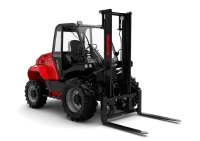 Ruw terrein heftrucks afbeelding